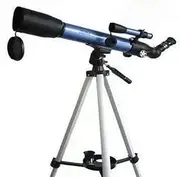 Astronomical Telescope, Reflective Monocular, 45° Vertical Optical Stellar Telescope with Tripod for 360° Adjustment, Dual Use Sky and Earth