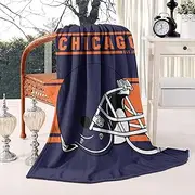 Football Team Color Blanket Gifts for Men Women, Throw Blanket 60x50 Inches, Lightweight Warm Football Fans Fleece Blanket for Sofa Bed Couch Living Room Chair