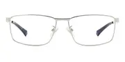 Polaroid PLD D534/G Asian Fit 010 Men's Glasses Silver Size 55 - Private Health Rebate - Blue Light Block Available
