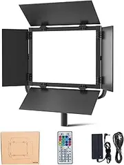 Reflex Camera Professional 3200-5600k LED RGB Studio Light Panel – YR50RGB: Versatile, adjustable, and perfect for photography, video shoots, and creative lighting setups with vibrant RGB control.