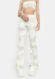 [NGOrder] Hello Kitty Patchwork Flare Pants