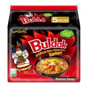 5 Pack Samyang Stew Buldak Spicy Chicken Flavor Ramen Soup USA Seller FREE SHIP