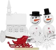 1 Set Christmas Snowman Room Accessories Snow Cone Machine Snowmen Christmas Storage Christmas Decor Christmas Lights Snow Blanket Christmas Tree Fake Snow Snowflake Plastic