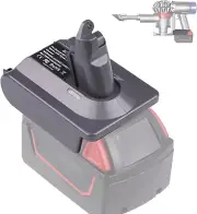 for Dyson V6 Battery Adapter for Milwaukee 18V Battery to for V6 Vacuum Cleaner