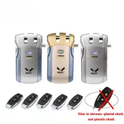 Remote Control Lock 433Mhz Door lock Invisible Deadbolt 5 Chrome plated Remote