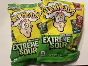 Warheads ~ 2x (2oz bag)~ Extreme SOUR hard candy 5 flavor.
