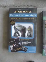 Star Wars Return of Jedi Read along Play Pack with Cassette and Figurines NIB
