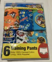 NIP Nickelodeon Paw Patrol Training Pants 2T 6pk