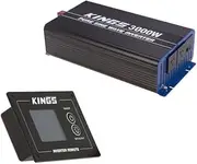 Kings 3000W Pure Sine Wave Inverter + Inverter Remote Display