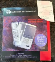 Southwestern Bell Freedom Phone model FF690 New in Box w/ micro cassette