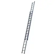 INDALEX 150kg Pro 5.0m-9.0m Aluminium Extension Ladder-Swivel Feet PROX30-SF