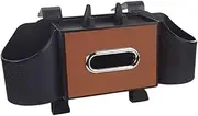 NITAGO Backseat Organizer for Car with Storage Box And Tissue Holder, Brown