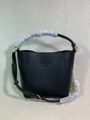 NEW Tory Burch Black McGraw Small Bucket Bag $328