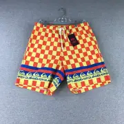 Quicksilver X Stranger Things Swim Suit Mens Medium Boardshorts Plaid