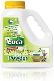 Euca Laundry Powder 2kg 106F 100% Australian Eucalyptus Oil Made in Australia