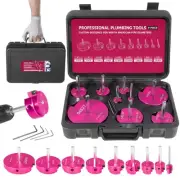 Premium 9-Piece PVC Pipe Reamer Kit, Includes Sizes 1/2", 3/4", 1", 1-1/4", 1...