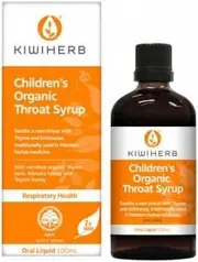 KIWIHERB CHILDREN'S Organic Throat Syrup 100ml