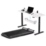 WalkingPad MC21 with Dual Motor Automatic Standing Desk 150cm in White and Cable