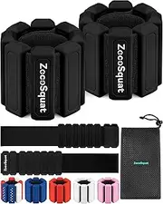 Ankle Weights for Women and Wrist Weights for Women at Home - Arm and Leg Weights, Non-Slip Desig, Set of 2 (1 lb each)