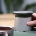 Gyroscope Espresso Dosing Funnel with Stirrer Coffee Maker Tools Coffee Powder