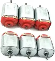 1.5-3V 15000RPM DC Micro Motor 130 Mini Motor Electric Motor Round Shaft for RC Boat Airplane Toys Model DIY Hobby Science Projects- (6 PCS)