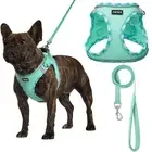 Small Dog Harness with Leash Set, No Escape Easy Walk Puppy Harnesses for Tra...
