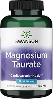 Swanson Magnesium (Taurate) 100 Milligrams 120 Tabs