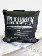 Puradown Four Seasons Clip Together White Duck Down and Feather Quilt