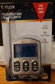 Taylor Programmable Wired Probe Thermometer