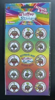Whiffer Stickers Huey Gooey caramel apple scented, NIP, 4 sheets, scratch sniff