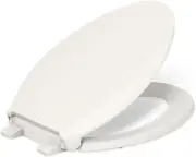 4636-RL-96 Cachet Readylatch Quiet Close Elongated Toilet Seat, Soft Close Lid,