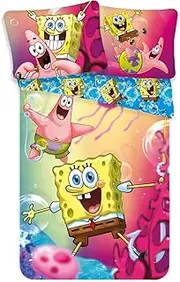 Jerry Fabrics Spongebob SBOB19BS049 Children's Bed Linen Sponge Bob Squarepants 2 Pieces 140 x 200 cm + 70 x 90 cm