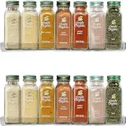 2 Pack Wall Mounted Clear Acrylic Spice Rack Organizer Spice Shelves for Kitchen