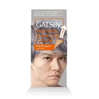 在飛比找森森購物網優惠-GATSBY無敵顯色染髮霜(水漾銀灰)(雙氧乳70ml 染髮