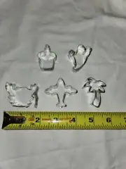 Ghost Plane Cupcake Crab Tree + More Miniature Bite Size Cookie Cutter Fondant