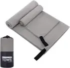 Camping Towels 2 Pack,Quick Dry Microfiber Towel,Beach Travel Towel Ultra Compac