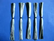 5 silicone Skirt BLACK/WHITE #5-9192 Lure Spinnerbait Buzz jig Bass Tackle