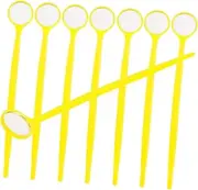 Healeved 40pcs Handheld Disposable Oral Mirrors for Professional Teeth Inspection Easy to Use Checking Tool for Home and Clinics Smooth Edges for Safe Handling