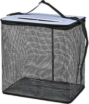 Fishing Basket | Foldable Floating Fish Basket | Compact Quick-Drying Net Holder for Kayak Boat Crabbing Grilling Outdoor Camping Adventures