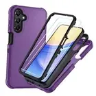 for Galaxy A15 5G Case, Samsung Galaxy A15 5G galaxy A15 5G Lilac Purple/Black