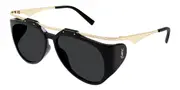 Saint Laurent SL M137 AMELIA 001 Men's Sunglasses Black Size 55