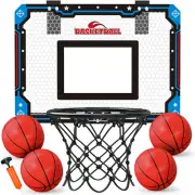 Basketball Hoop for Kids, over the Door Mini Basketball Hoops, Indoor Basketball