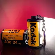 KODAK 400 KEYCHAIN 35mm keychain film canister keyring kodak 90s