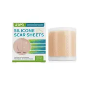 Silicone Scar Patch, Silicone Scar Tape Roll, Silicone Scar Strip, Reusable Scar Remover For Caesarean Portion, Keloid 1.5M Long