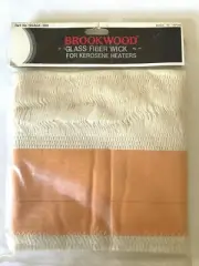 BROOKWOOD Glass Fiber Wick For Kerosene Heaters Part 120AGX - 200 NEW OLD STOCK