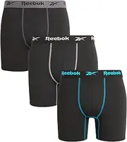 [Reebok] Men's Athletic Performance Wicking Nylon Mesh Boxer Briefs (3 Pack)