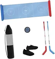 Dickly Kids Hockey Toy Set Children's Toy Hockey Sticks, with Balls Mini Portable Hockey Training Toys for Backyard Sports Garden