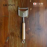 在飛比找momo購物網優惠-【日本相澤工房 AIZAWA】日本製188不鏽鋼木柄削皮器(
