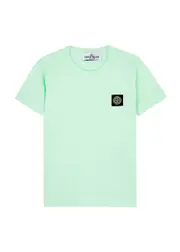 Stone Island Kids Logo Cotton T-shirt (2-4 Years) - Green Mint - 2 Years 2 years