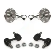 Hub Bearing Assembly And Link Front Kit For Nissan TITAN Armada 4WD